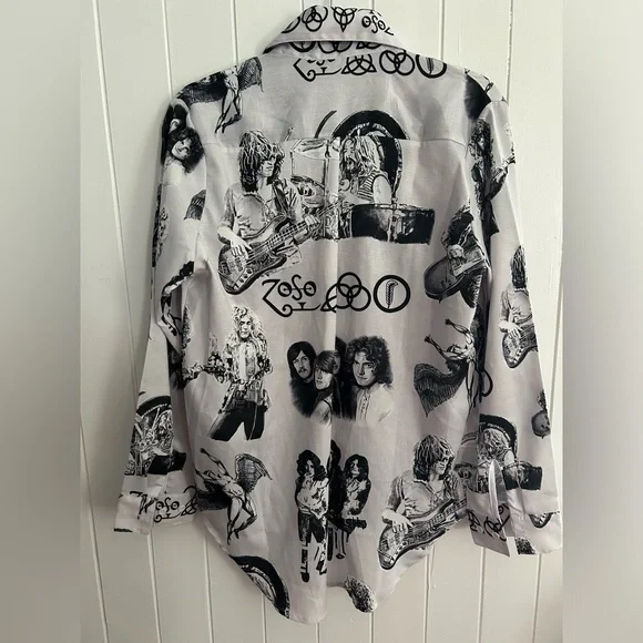 Led Zeppelin Button Up - Picture 2 of 5